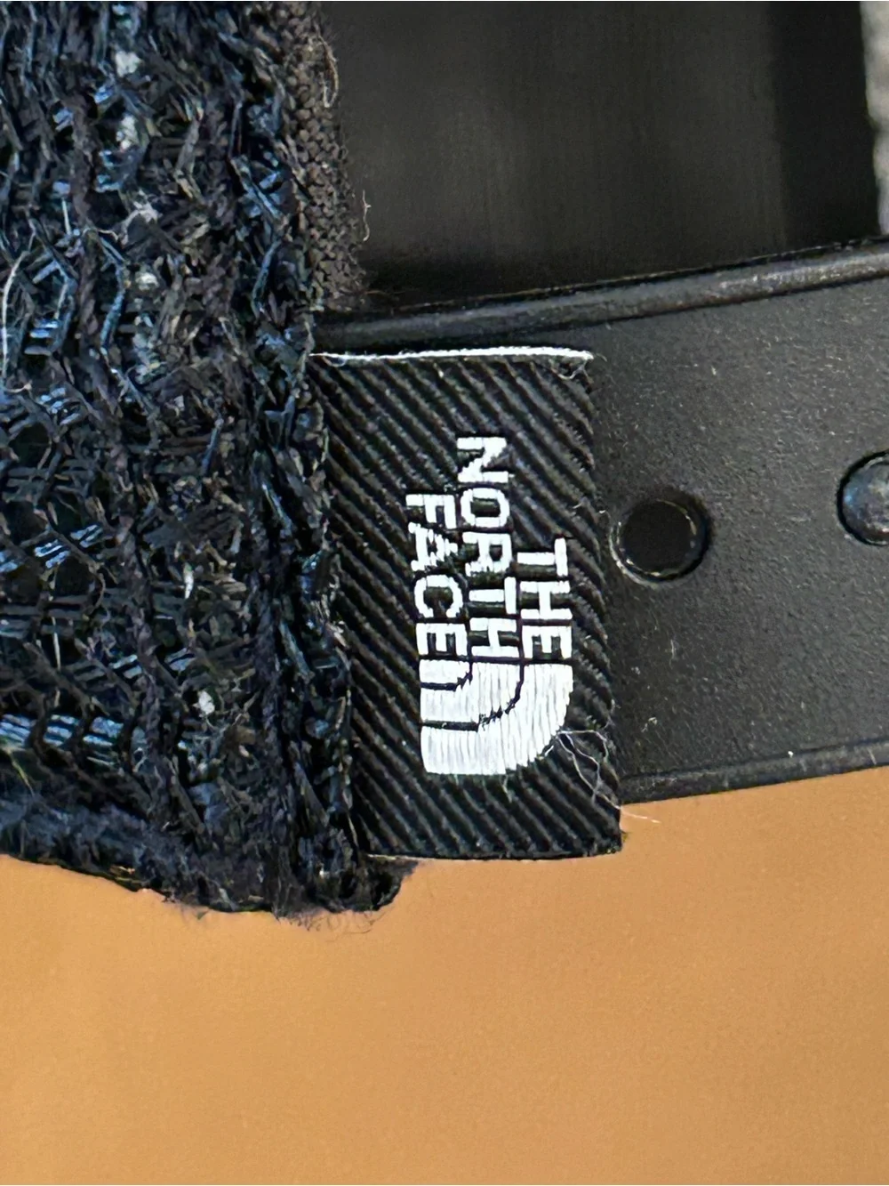 The North Face Tan & Black Mesh Trucker Cap